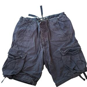 Abercrombie & Fitch Navy Cargo Shorts